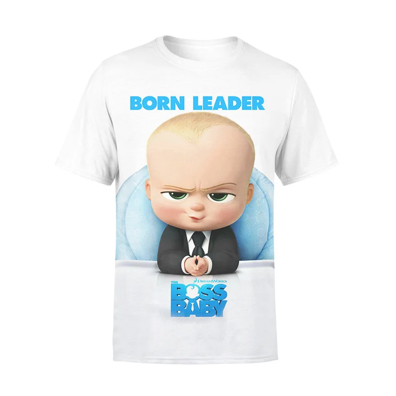 3D Digital Printing Animation Movie Baby 2 Cute Breathable Loose T-shirt