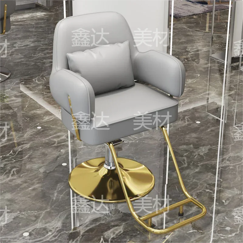 

Shampoo Salon Barber Chair Luxury Headrest Beauty Swivel Barber Chair Prodgf Hairdressing Silla De Barbero Home Furniture