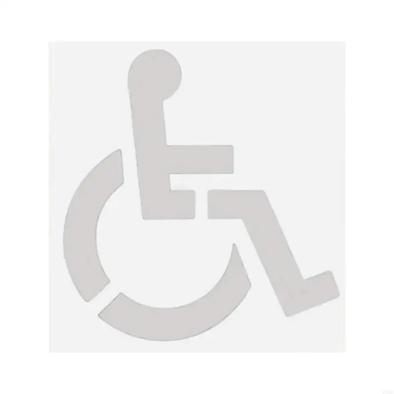 Silicone Handicap Parking Stencil Symbol Template Parking Lot Stencil Easy Use