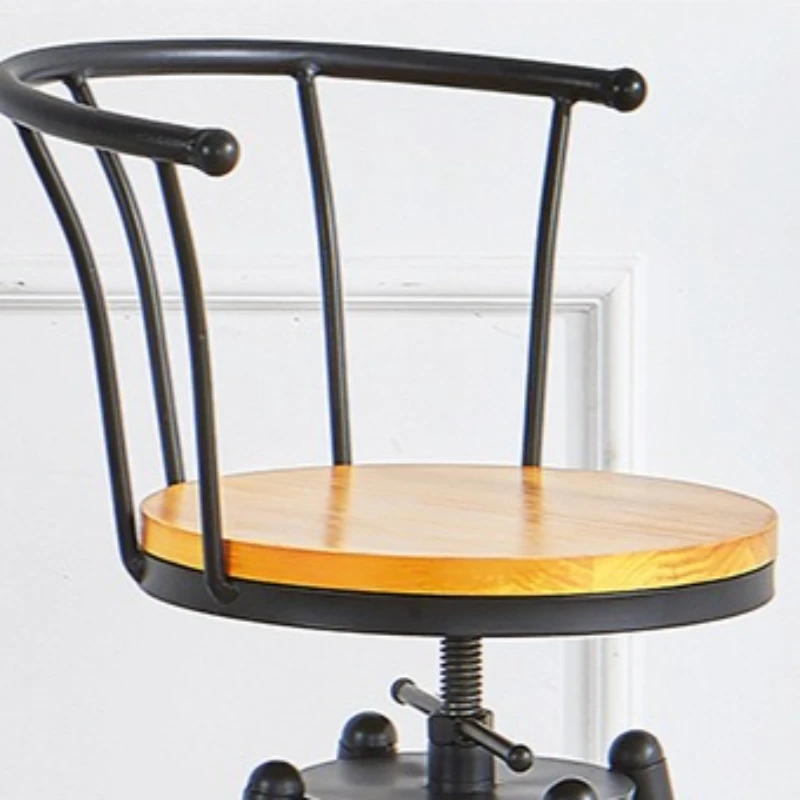 Creative Personality Bar Chair Restaurant Rotating High Lift Dinning Chair Reception Coffee Bar Furniture Tabouret De Bar XYBC