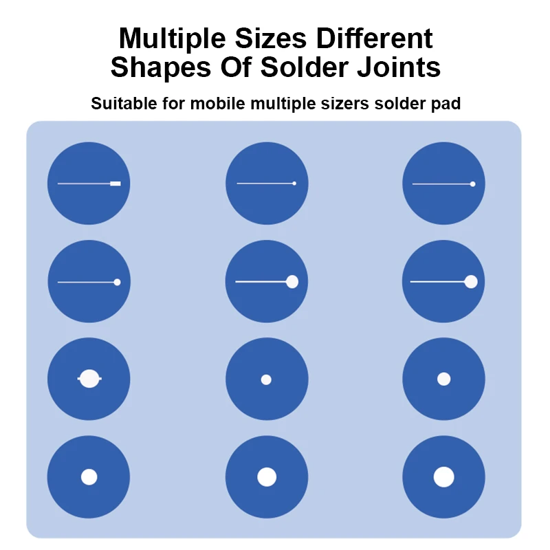 Imagem -02 - R-quick Dot-reparação Lug de Solda para Telefone Solda Pad Reparação de Placas de Solda Vários Tamanhos Ic08a b &