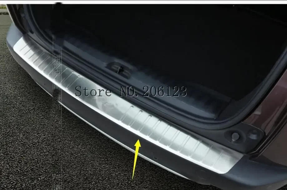 High quality stainless steel Rear bumper Protector Sill For Peugeot 2008 2013 2014 2015 2016 2017 2018 2019