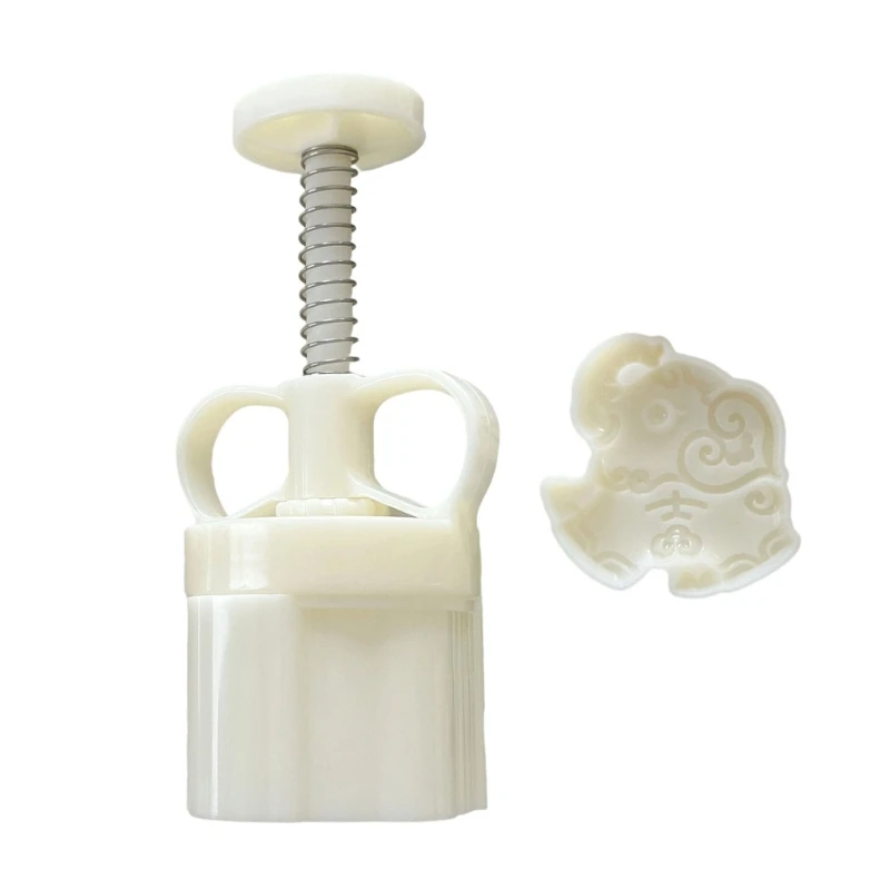 ختم المعجنات الجميلة في الفيل ، صانع كعكات القمر التقليدية مع نمط فريد لعشاق الخبز A2BB #6