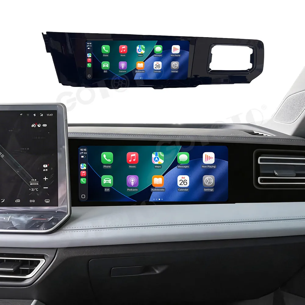 Android13 AC 12,3 Zoll Co-Pilot-Display für Volkswagen Tiguan L Pro 2024+ Auto-GPS-Navigation Auto-Multimedia-Player