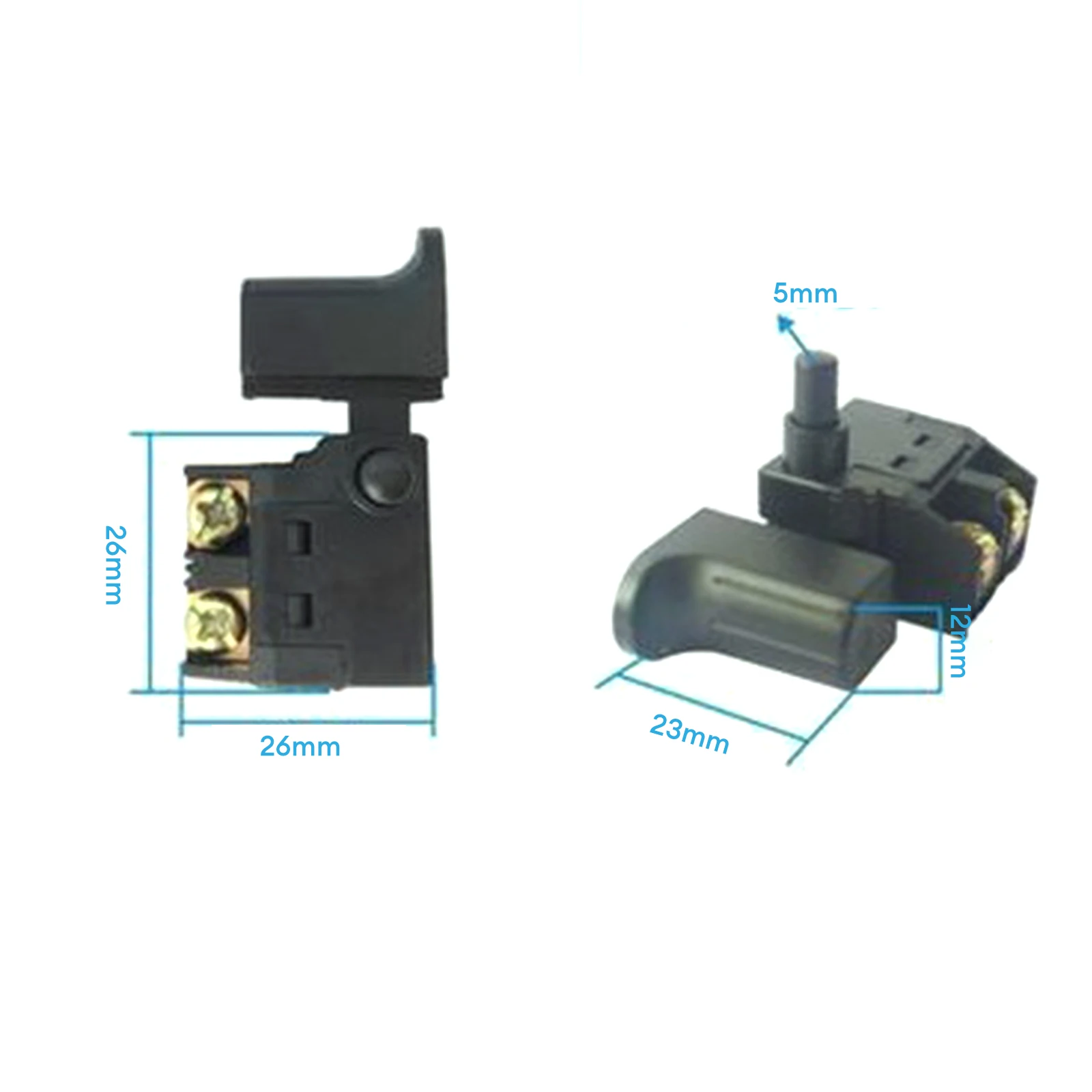 Switch Drill Switch Self Rest Trigger Switch Type 4100 Black Lock On Plastic For Cutting Machine Black Plastic