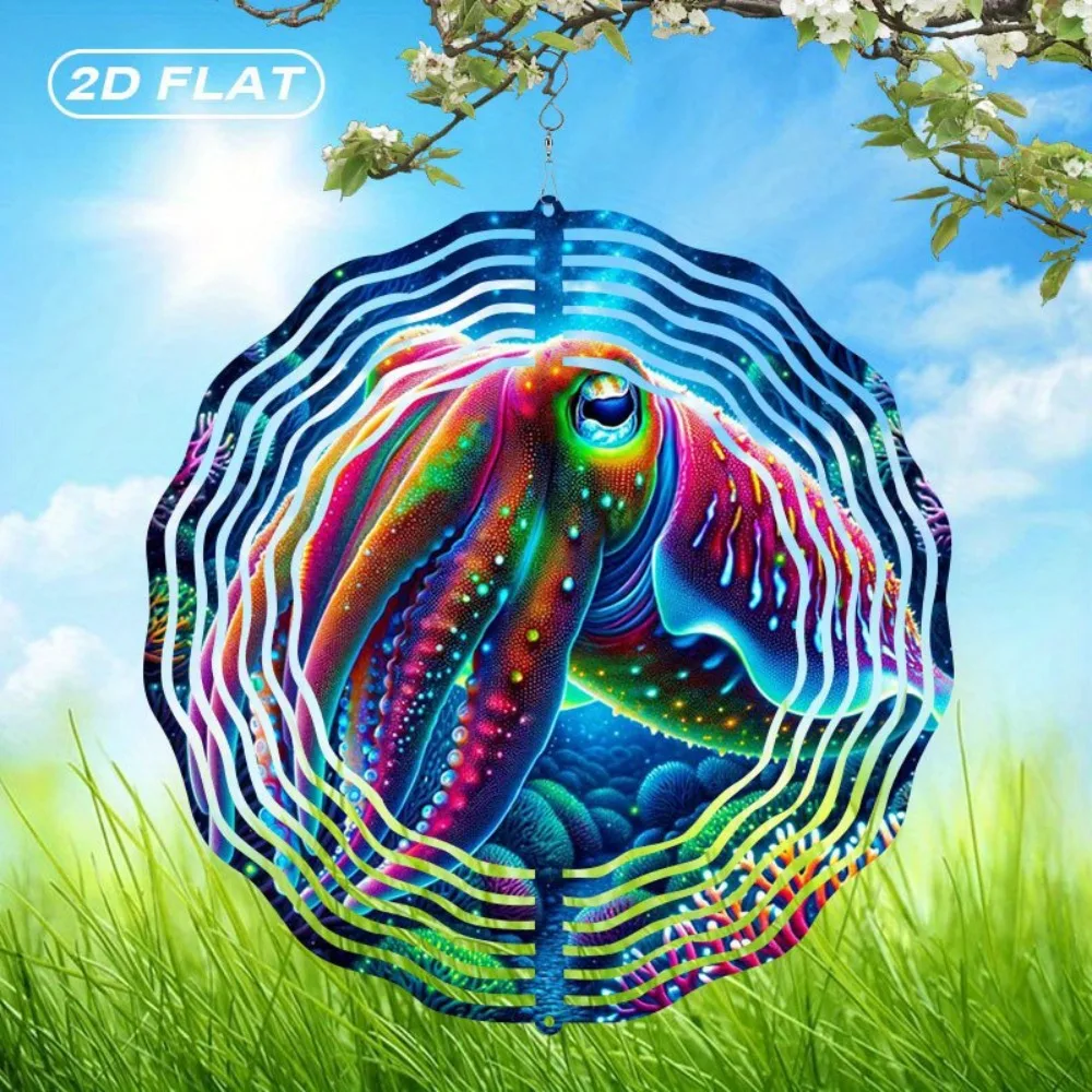 

Богемный металлический ветряной спиннер с эффектом витражей, кинетическое искусство, декор для сада, двора, патио, подарок