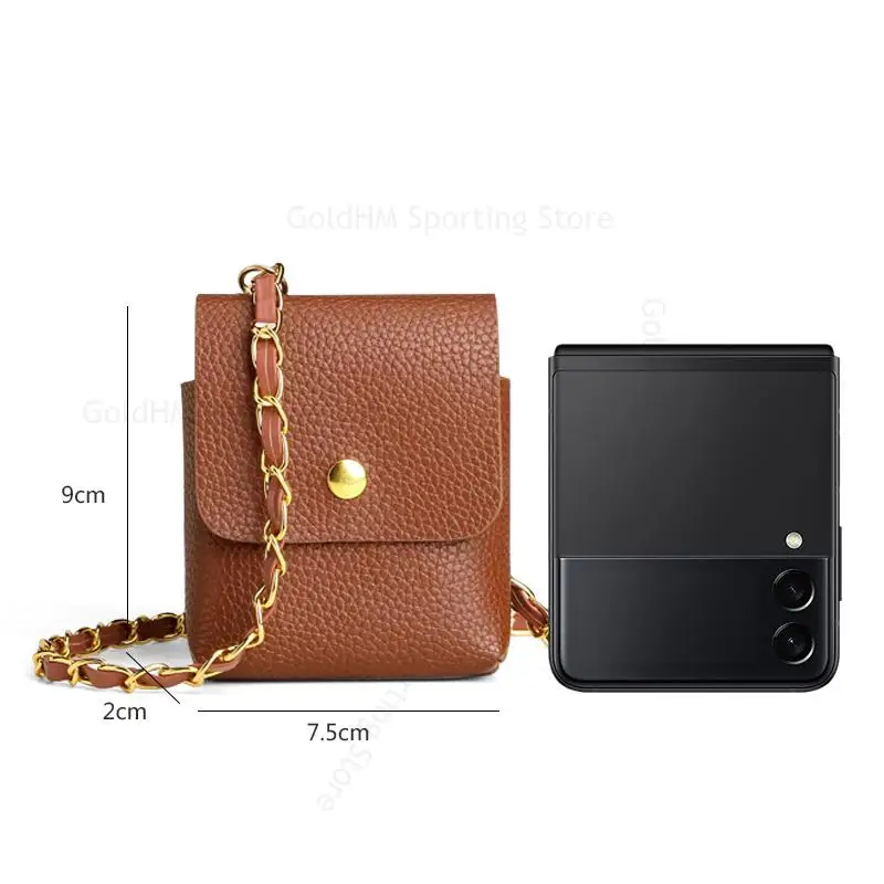 

Lanyard Crossbody Chain Phone Case For Tecno Phantom V Flip2 5G Cord Leather Phone Bag Card Pouch For TECNO Phantom V Flip 2 5G