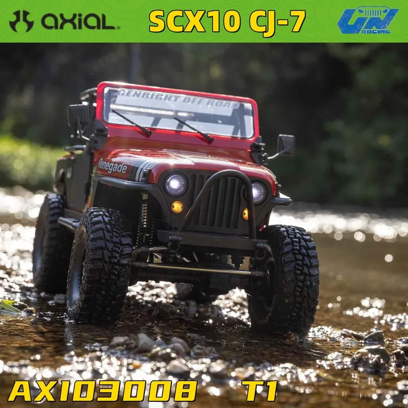 Axial Scx10 trzecia generacja Jeep Cj-7 model symulacyjny zdalnie sterowanym 1/10 samochód wspinaczkowy pojazd terenowy Rtr 03008