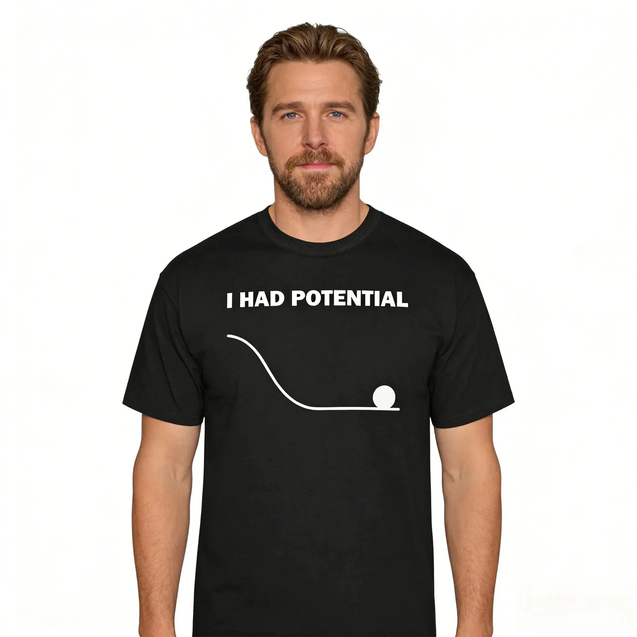 2026 Summer Trendy New Short Sleeve Tshirt Project Hail Mary Movie I Had Potential Ryland Grace Same Style Cotton Unisex Shirt