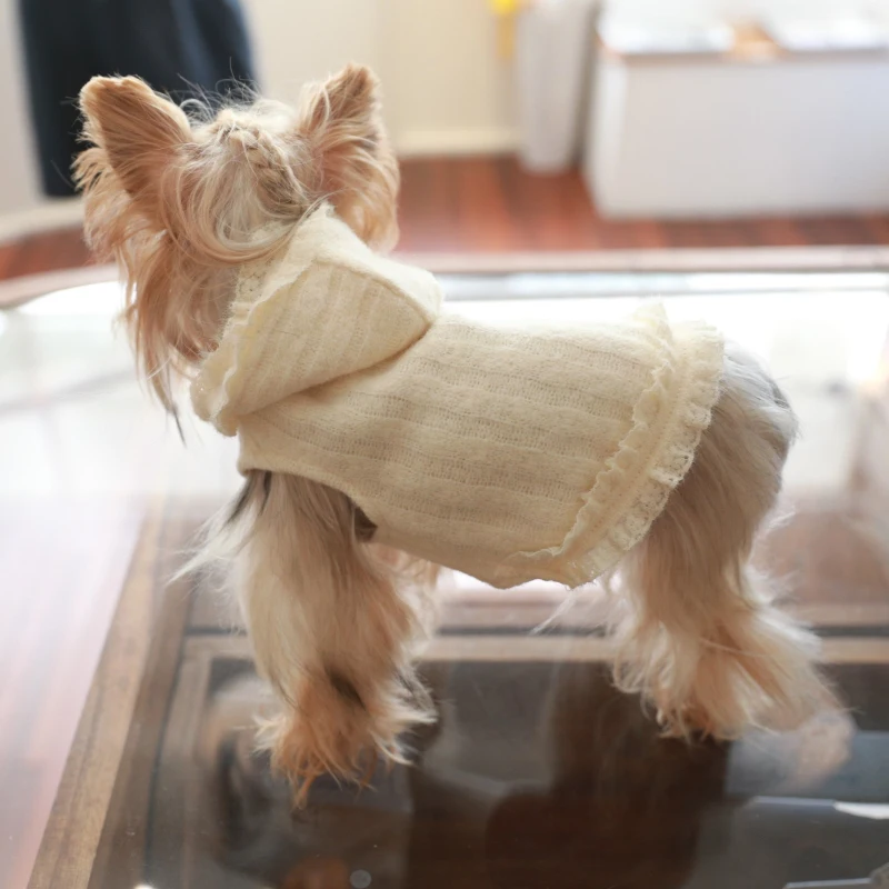 

Жилет для кошек, зимняя одежда для собак, пальто с капюшоном, йоркширский терьер, померанский шпиц Ши-тцу, мальтийский пудель, бишон, шнауцер, одежда, одежда