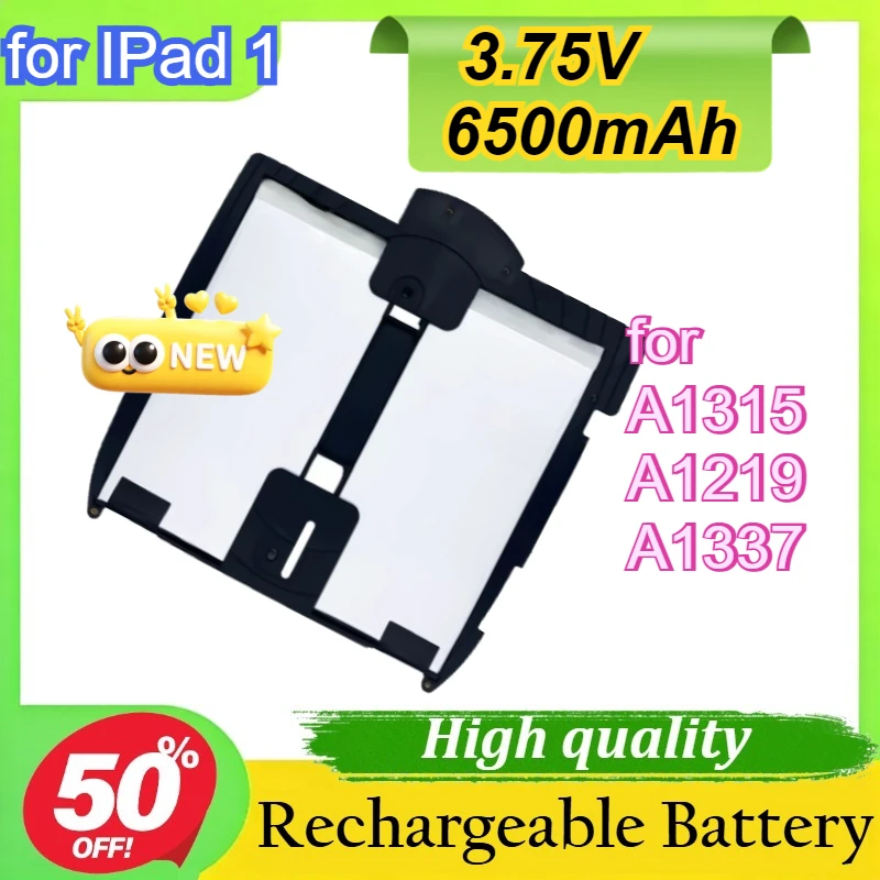 

616-0448 616-0478 969TA028H for Apple for IPad 1 A1315 A1219 A1337 3.75V 6500mAh Tablet Replacement Battery