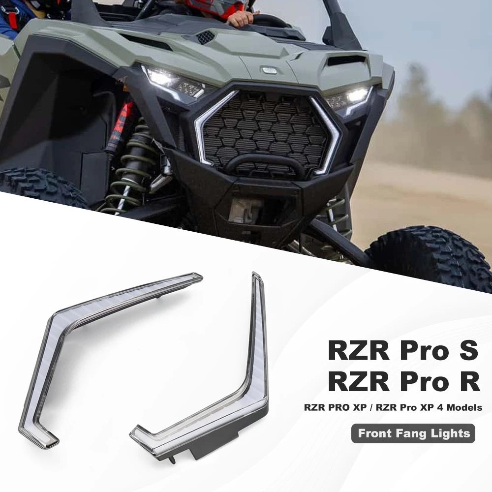 

RZR Pro S UTV ATV Turn Signal Fang Lights LED Front Light Assembly For Polaris RZR Pro R Ultimate RZR PRO XP Front Accent Light
