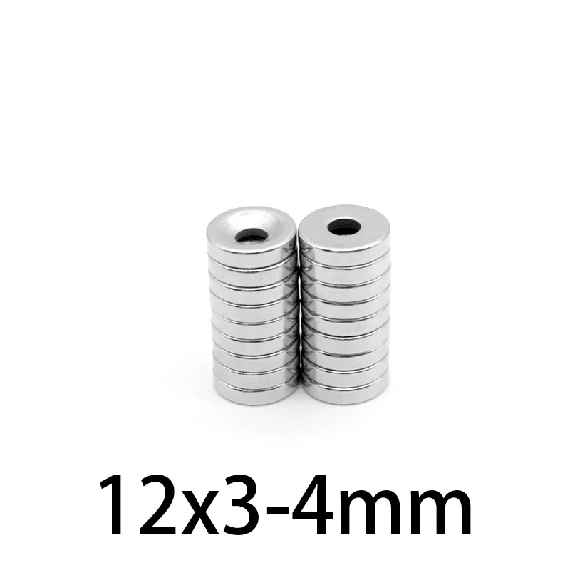 12x3-4mm Powerful Magnets Strong Disc Magnets For Fridge, DIY, Building, Scientific, Craft, Education 12*3-4 12x3-4
