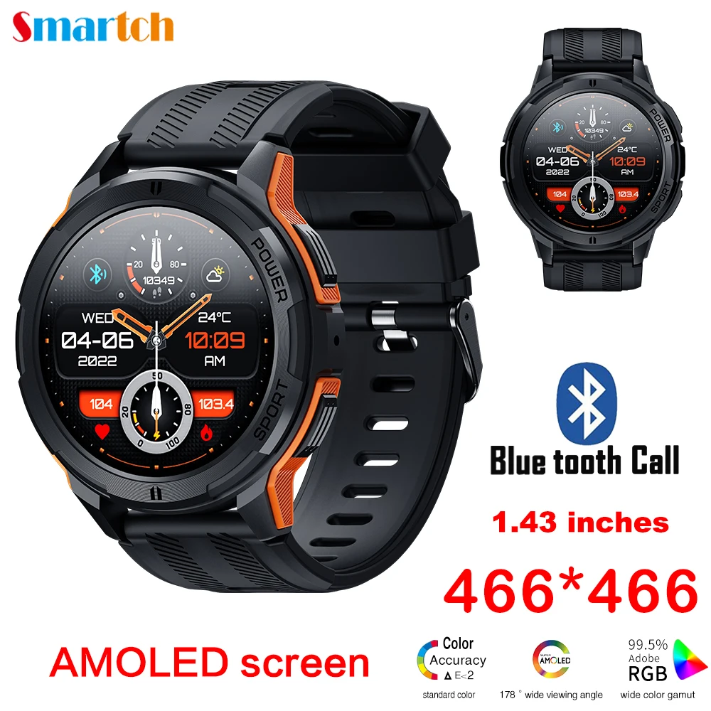 New Smart Watches For Men AMOLED Screen 1.43