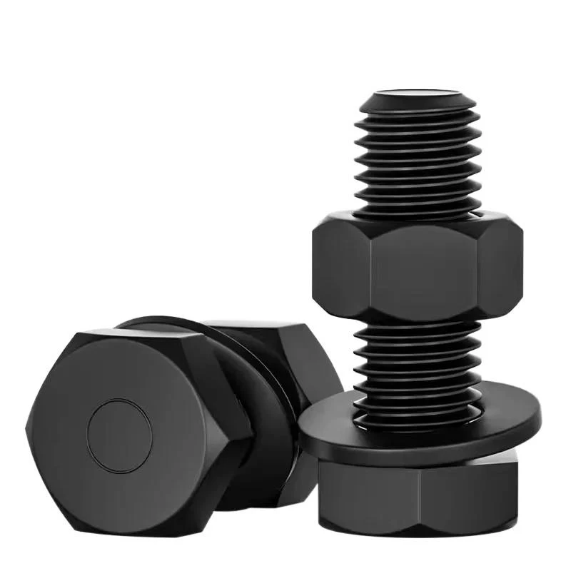 M3-M8 PA66 Nylon Hexagon Bolt Nut Washer Set / Insulated Plastic Screws 4-100mm Length - Non-Conductive Fastener Kit