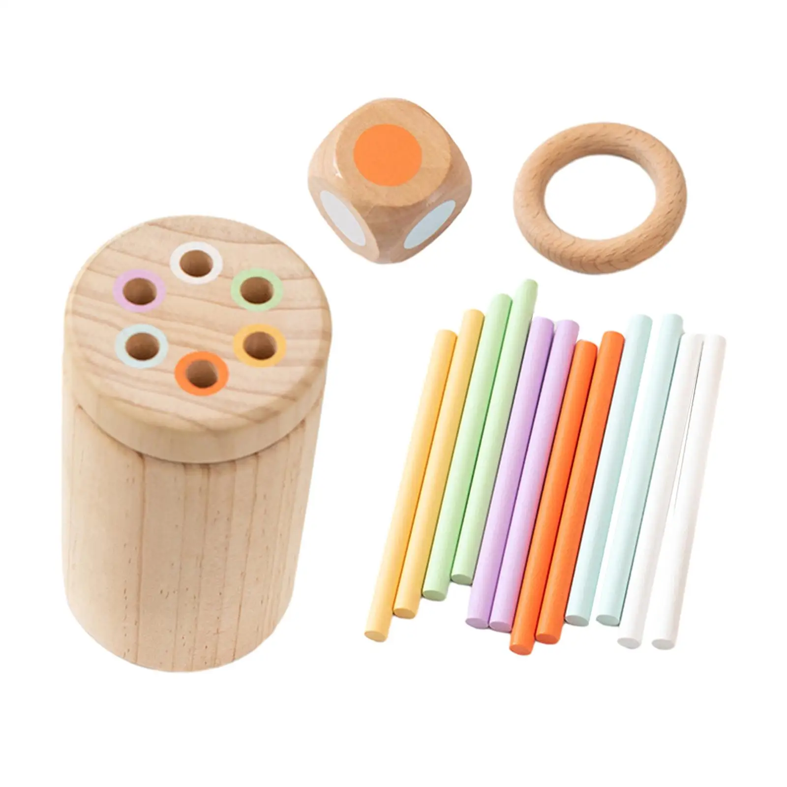 Balancing Game Parent Child Interactive Toy Family Games Learning Activity Wooden Pole Steady Toy for Gifts Children Kids