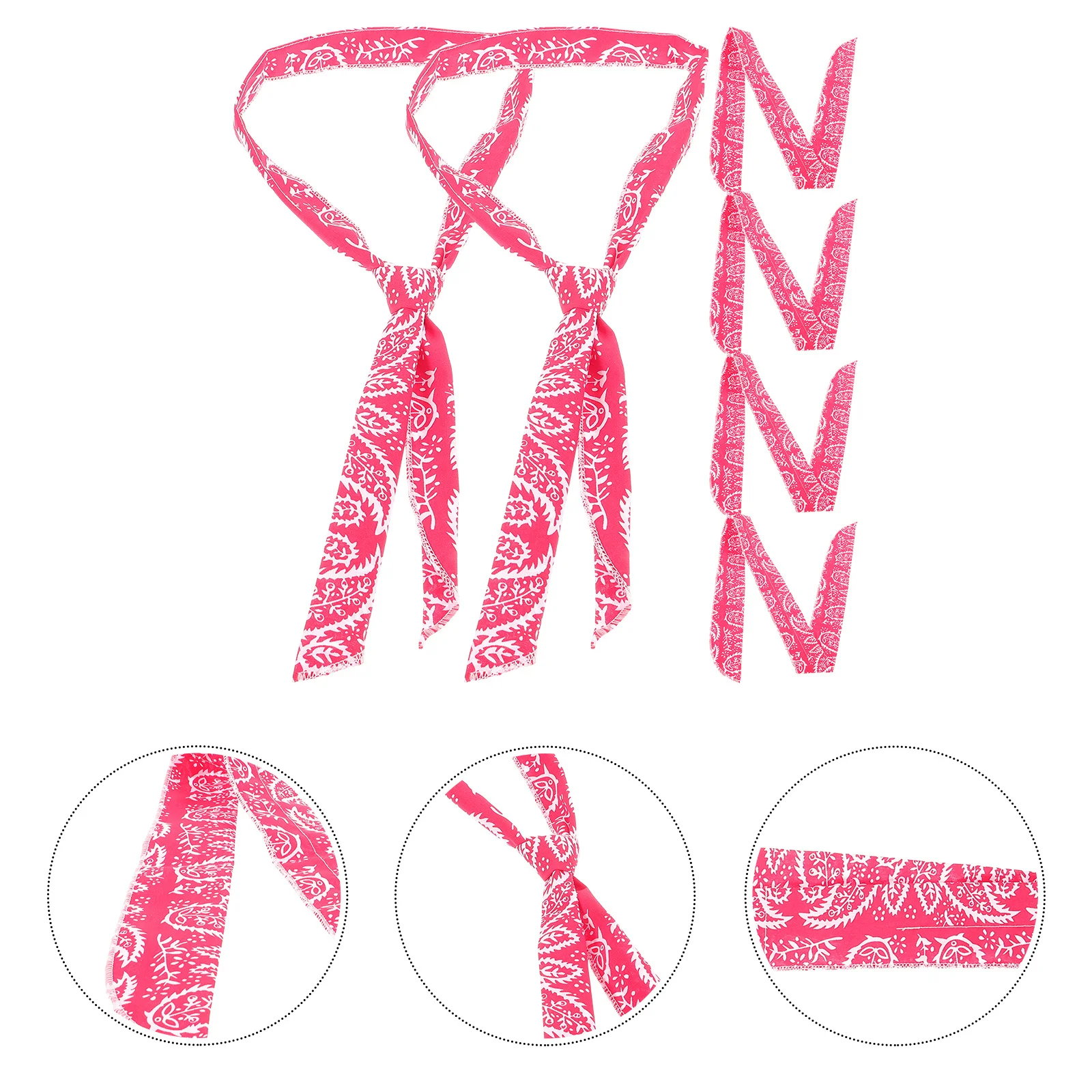 

6Pcs Cool Neck Wrap for Sports Cooling Scarves for Women Men Summer Travel Gym Exercise Sweat Absorbing Cooling Bandana