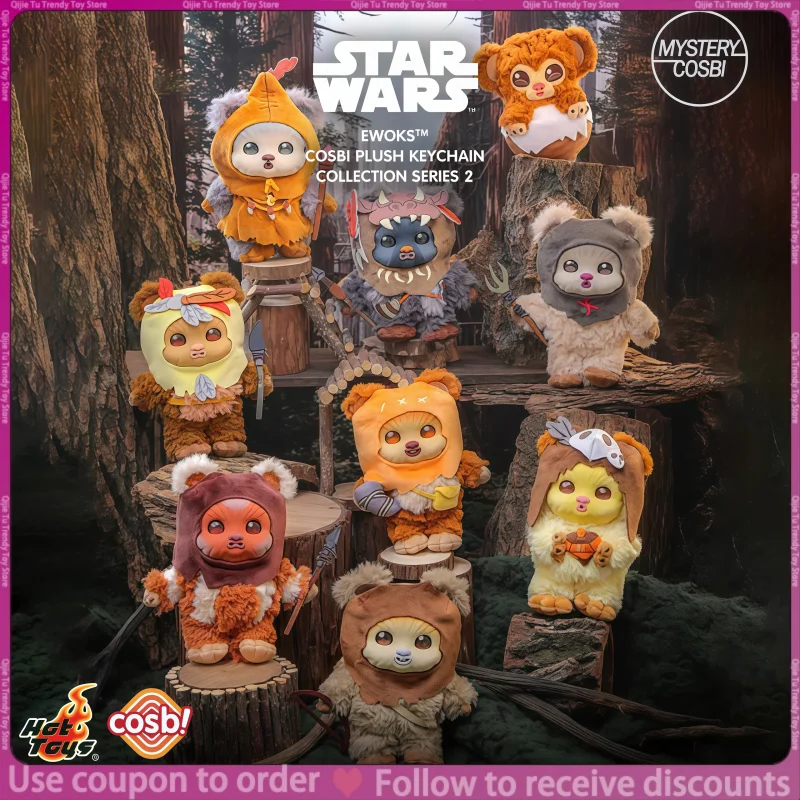 

Genuine In Stock Hot Toys Star Wars Ewok Cosbi Pendant Blind Box Series 2 Luke Skywalker Mystery Box Plush Cute Gift About 11cm
