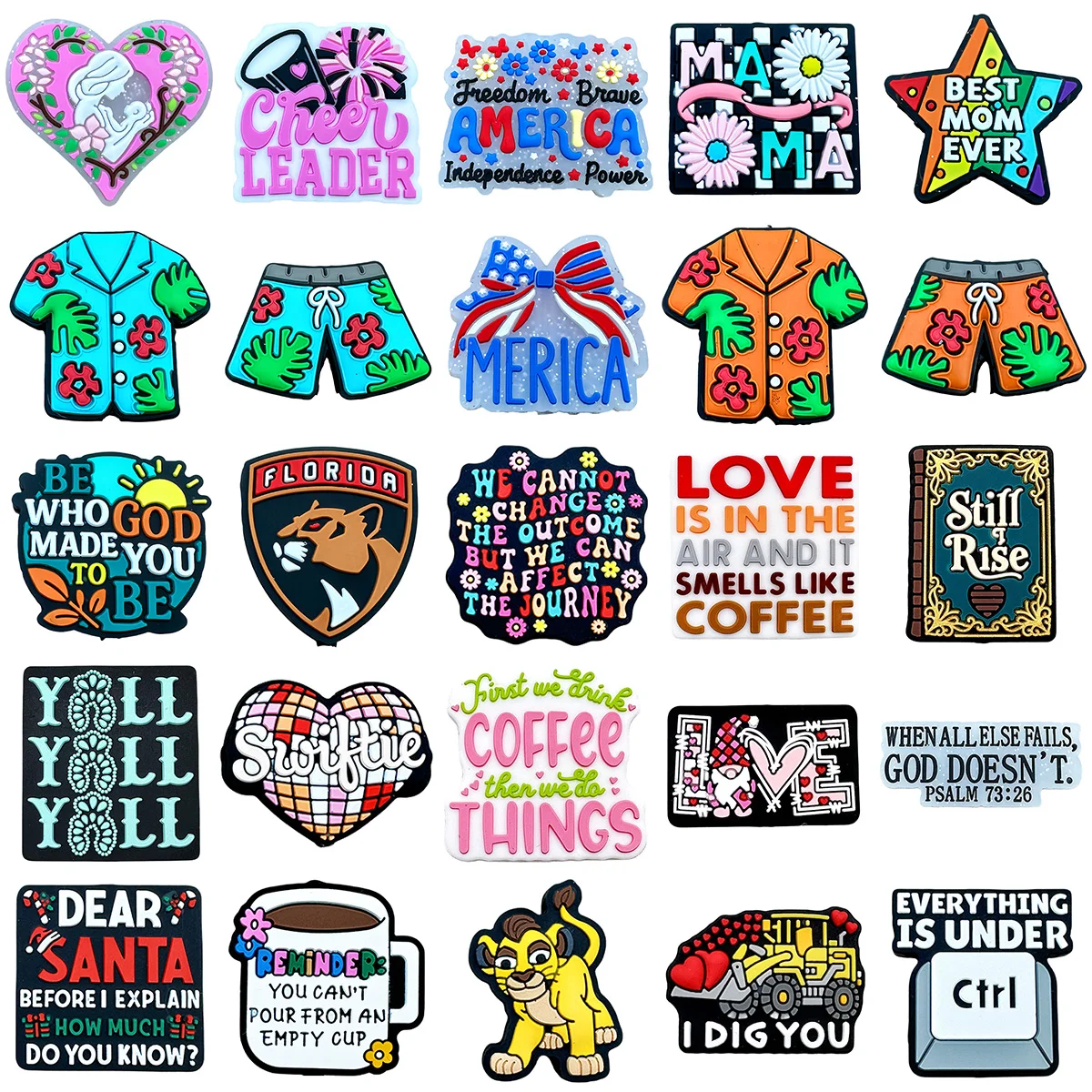 10PCS Silicone Bead…