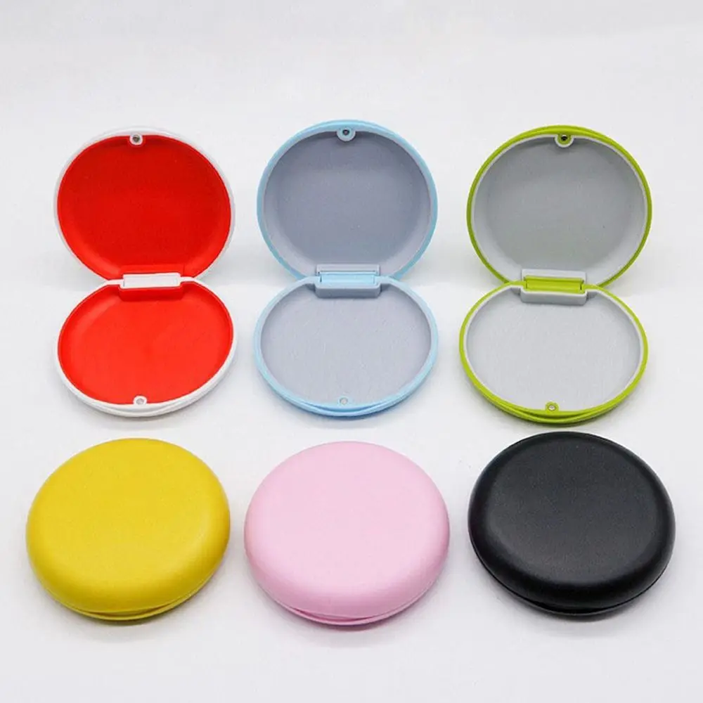 Magnetic Invisible Braces Storage Box Large Capacity with Mirror False Teeth Container Waterproof Denture Organizer