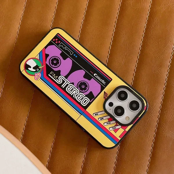 Graffiti Anime 2.0 Version Acrylic Upgrade Border Phone Case Cover for IPhone 11 12 13 14 15 Pro Max Case for IPhone 15 Pro Max
