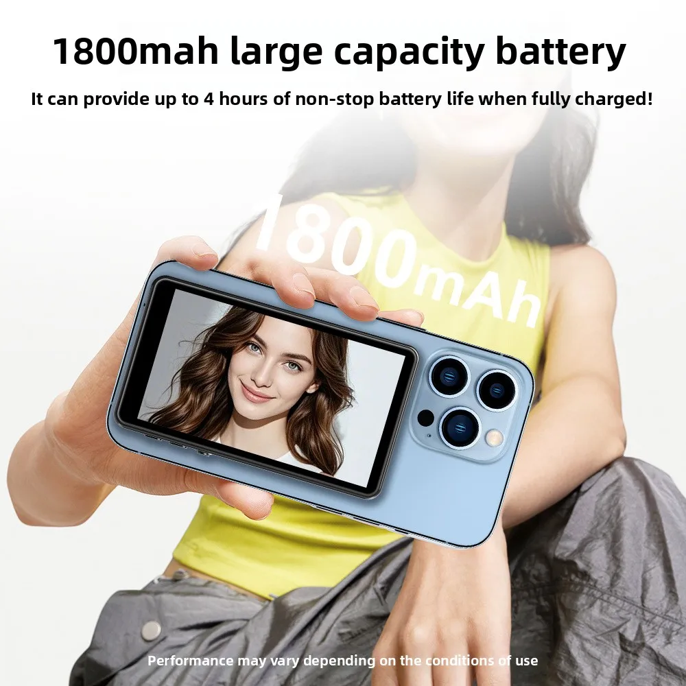 Portable Magnetic Phone Selfie Screen Mirroring Device, For Live Streaming Rear Camera Selfies Vlog Photography Travel Accessory