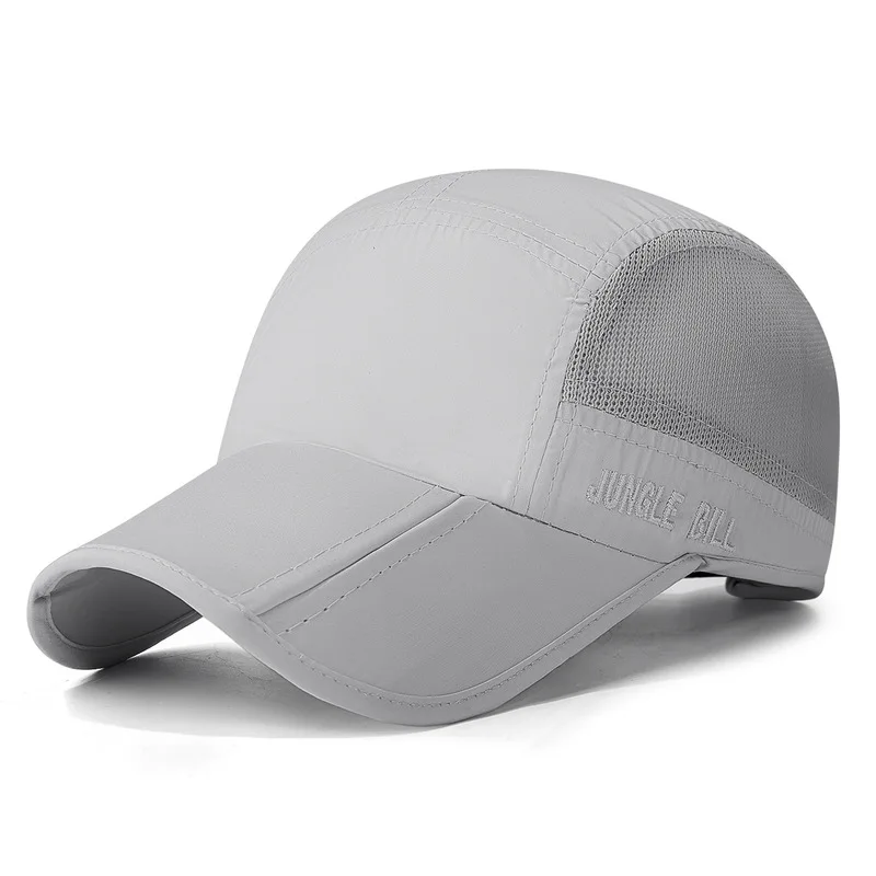Summer lightweight foldable baseball cap for men and women, versatile for outdoor sports, running, hiking