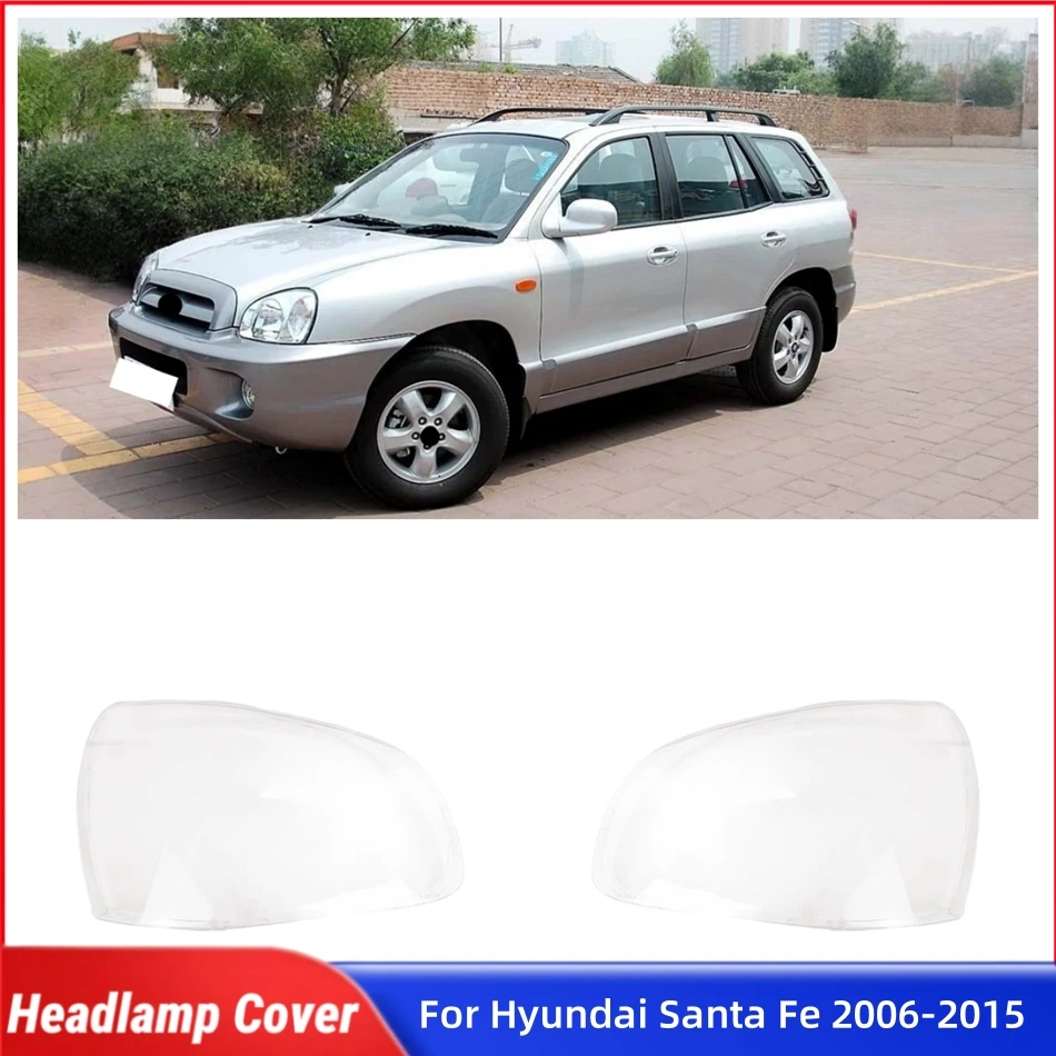 

For Hyundai Santa Fe 2006-2015 Automotive Parts and Accessories Shade Headlight Headlights Lamp Lens