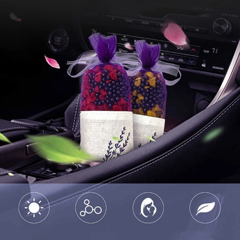 20 قطعة من أكياس اللافندر أكياس فارغة لأدراج الخزانات العطرية والزهور المجففة