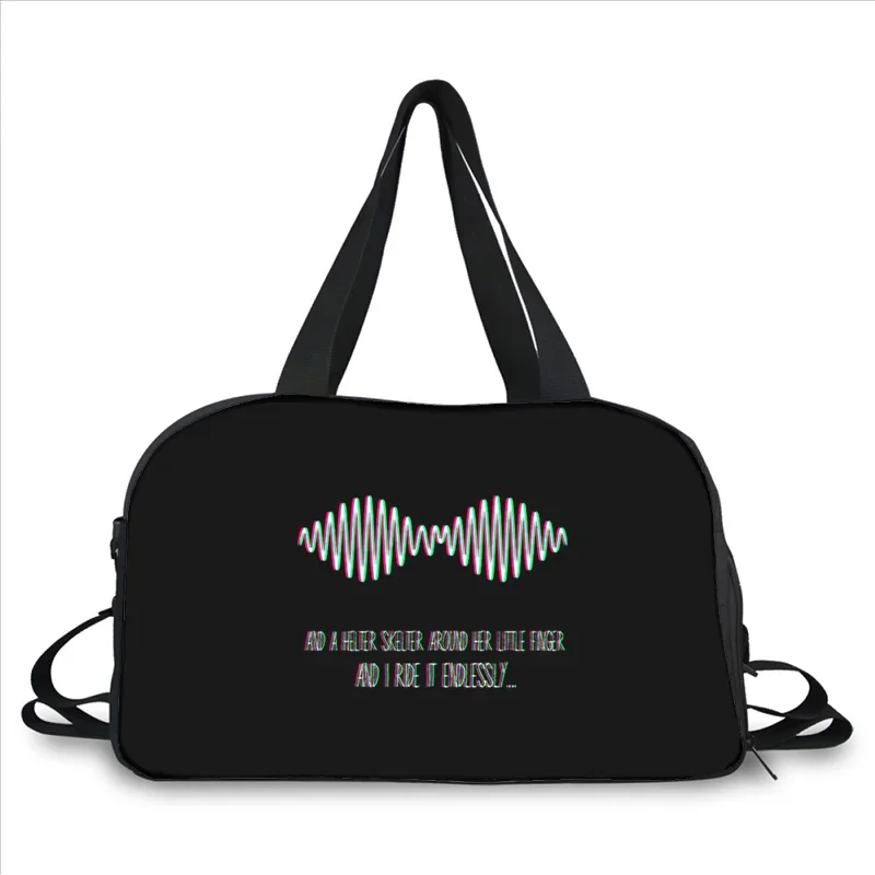 Arctic Monkeys-Sac messager multifonction, sac de voyage portable, grande capacité, impression 3D, tendance de la mode