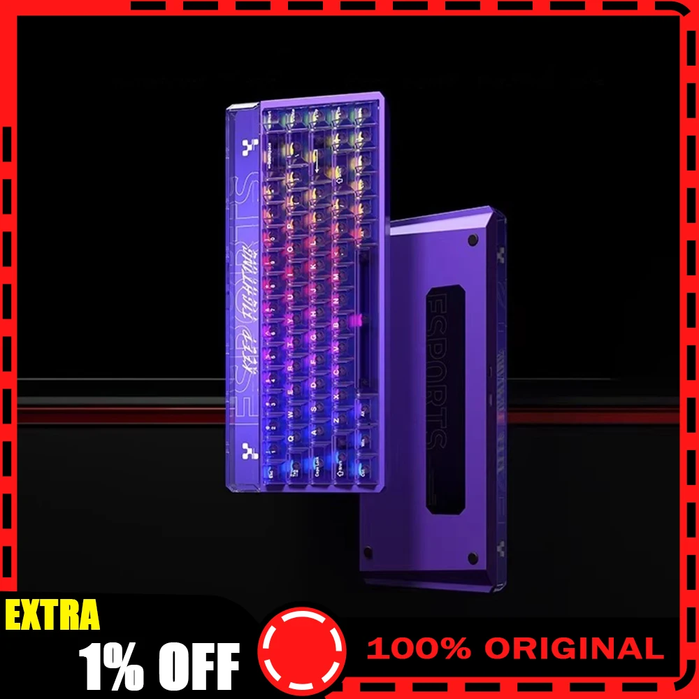 

DAREU Thunder68 Magnetic Keyboard RT Accuracy 0.01mm Low Delay RGB Gaming Mechanical Keyboard Gasket Hot Swap Pc Accessories