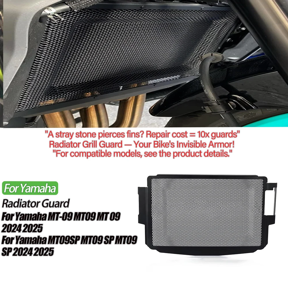 

Radiator Cover for 2024 2025 Yamaha MT-09 MT09SP Moto Accessories with Guard Grille Protector Protection MT09 MT 09 SP MT-09SP