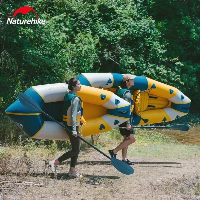 Naturehike Canoes and Kayaks Inflatable Kayak 2 Person Boats for Fishing Kayak Pvc Zodiac Boat 3 Meters Pliant Dinghy Resistant