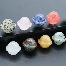 UFO Universe Ornament Handmade Craved Planet Rock Stone Healing Crystals Stone Home Decoration