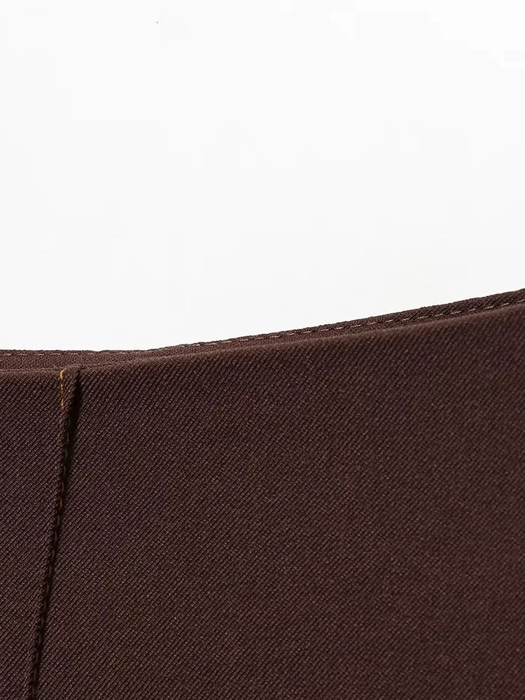 Mulheres 2025 outono inverno novas calças camisas definir lapela gola recortada jaqueta perna reta calça moda feminina outfit