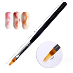 1PC Nail Art Brush Gradient Pen Nail Art Blending Acrylic Nail DIY UV Gel Painting Drawing Flowers Brush Manicure Salon Tools &&