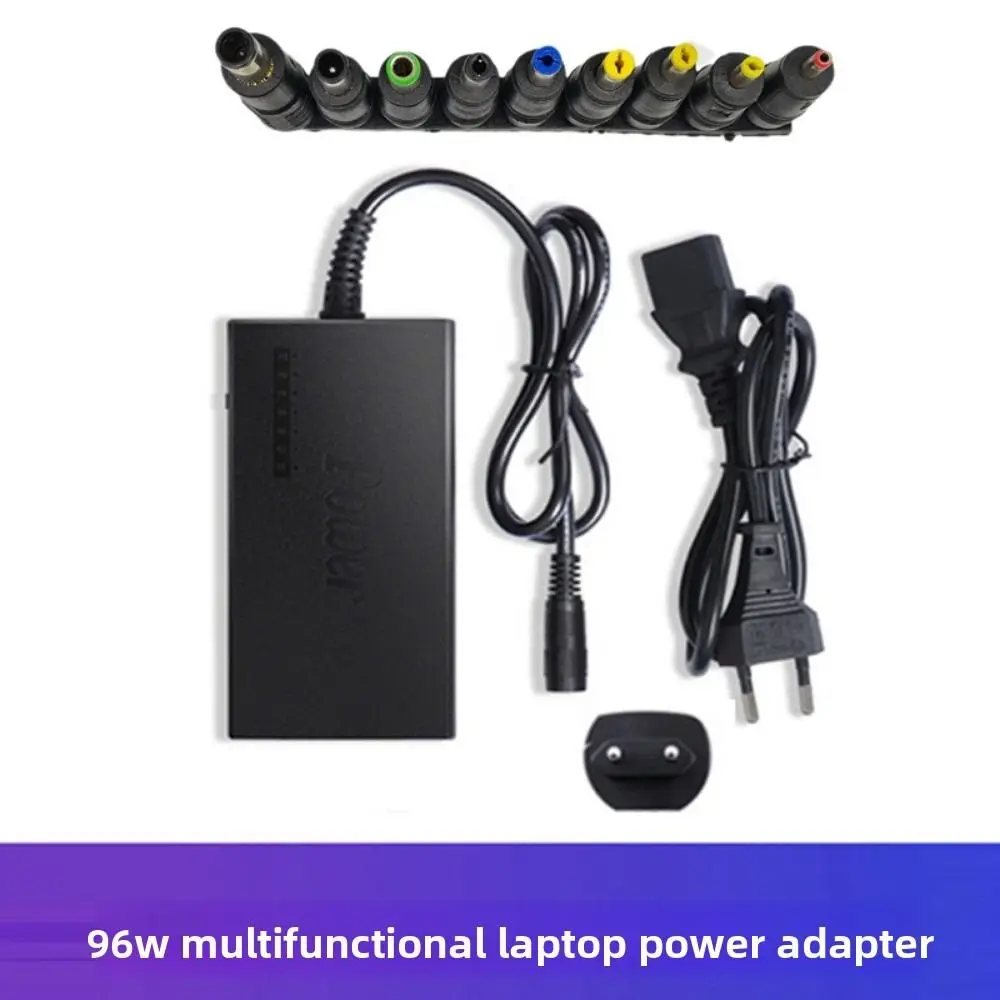 

96W Laptop Power Adapter Adjustable Voltage Portable Use Laptop Charger Adapter 12-24V Multiple Laotop Power Supply Adapter