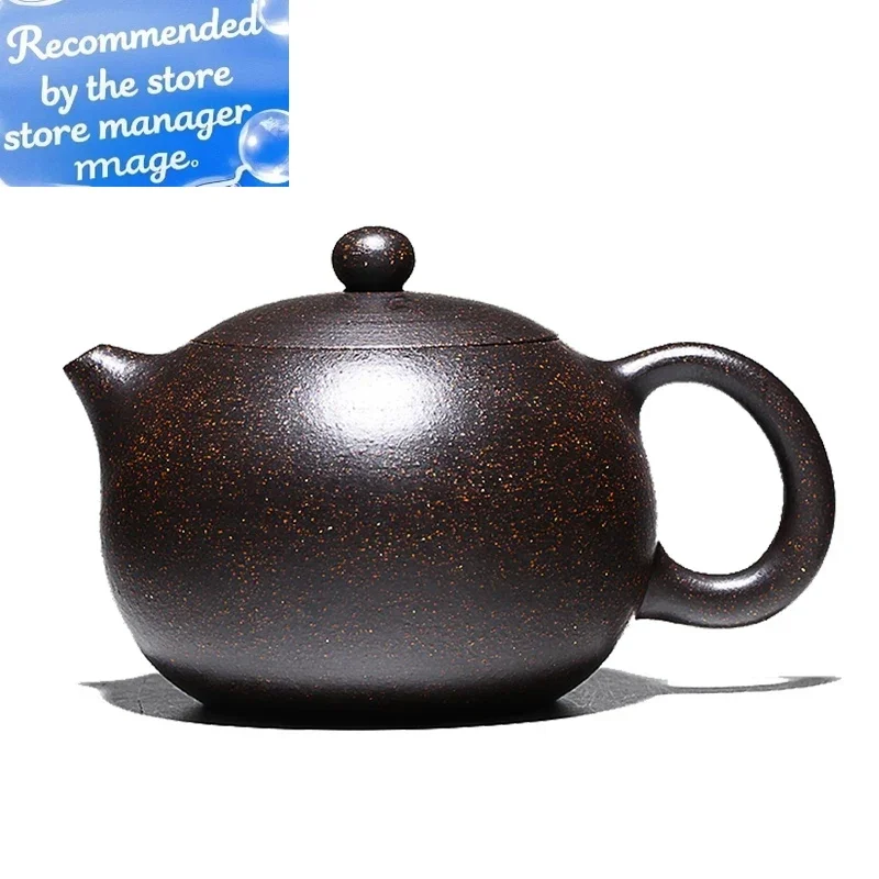 

Yixing Purple Clay Teapot Famous Handmade Ball Hole Filter Xishi Tea Pot Chinese Authentic Zisha Tea Set Kettle Customized Gifts