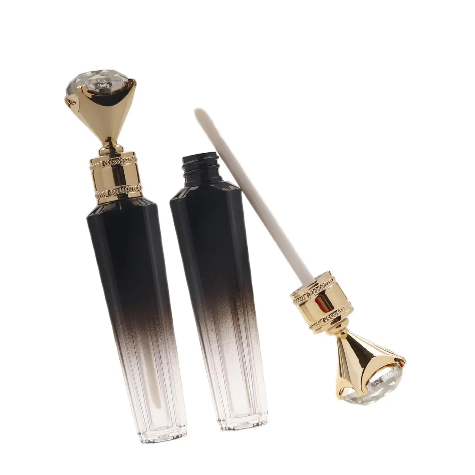 Tubes de brillant à lèvres vides de taille de voyage, conteneurs de baume à lèvres réutilisables pour cosmétiques, bricolage et emballage d'échantillons