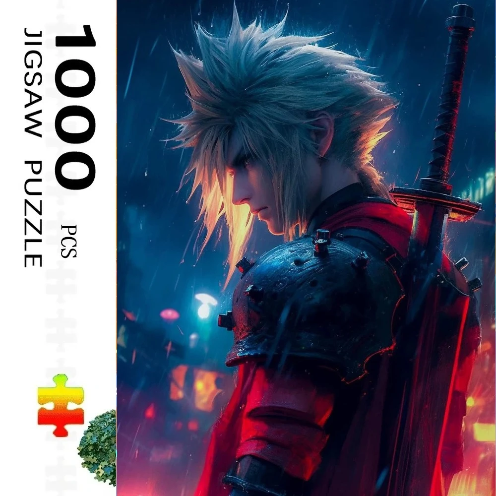 

Final Fantasy Game Cartoon Jigsaw Puzzle Home Decor Adults Puzzle Games Family Fun Floor PuzzlesEducational Toys for Kids