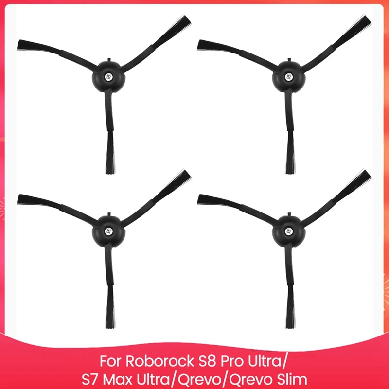 

Сменные боковые щетки для Roborock S8 Pro Ultra, S7 Max Ultra, Qrevo, Qrevo Slim Series, 4 шт.