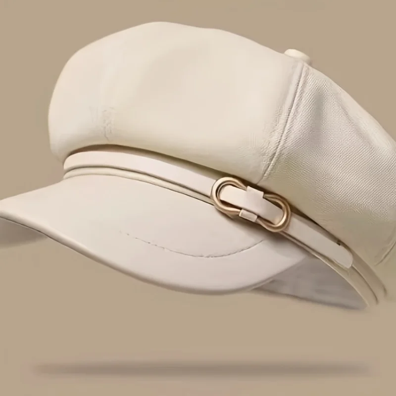 Street Photography High-end Autumn and Winter Women's Berets Eight-panel Caps and Flat Caps