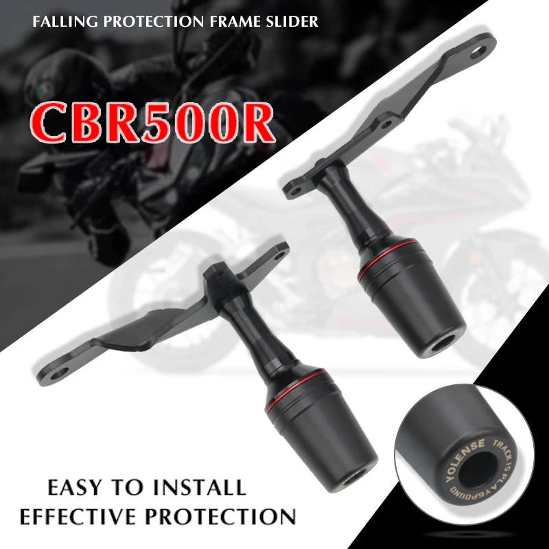 

For HONDA CBR500R CBR 500R 2021 2022 2023 Motorcycle CNC Falling Protection Frame Slider Fairing Guard Crash Pad Protector