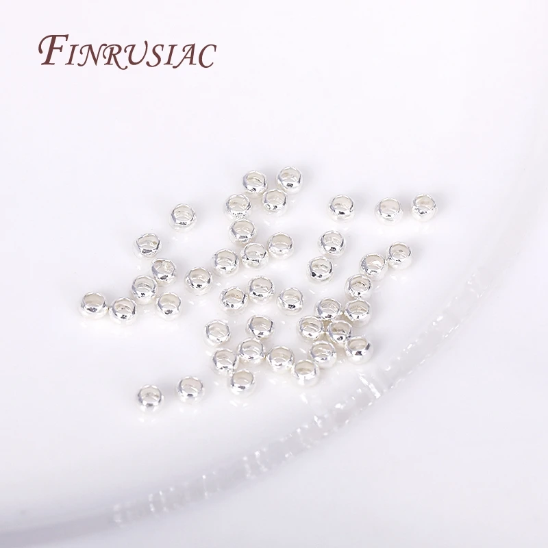 100 Stück 18K vergoldete Kugelperlen mit Crimp-Ende, Crimp-Perlen, 2mm 2,5mm 3mm Stopper-Abstandhalter-Perlen für DIY-Schmuckherstellung – Detail 31
