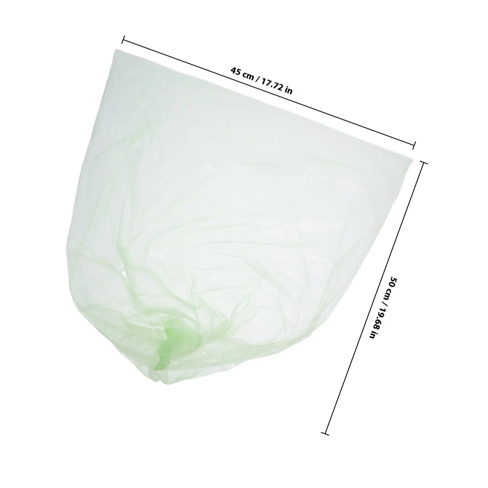 5 Rolls Biodegradable Plastic Trash Bags Strong Leak Proof Garbage Liners for Kitchen Bathroom Bedroom Indoor Use