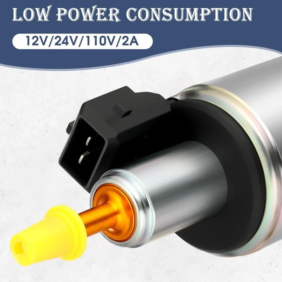 Heizöl-Kraftstoffpumpe, 12 V, 24 V, 22 ml, leiser Gas-Lufterhitzer, elektrische Kraftstoffpumpe, passend für Webasto Eberspacher All China 2 kW 5 kW 8 kW Ai