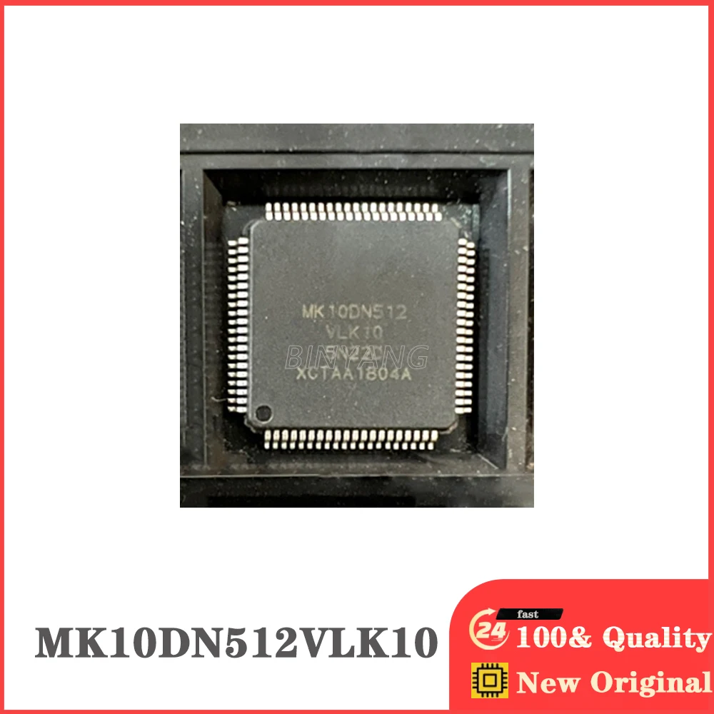 (2piece) 100%  MK10DN512VLK10  MK10DN512VL  LQFP-80  New Original Stock IC Electronic Components