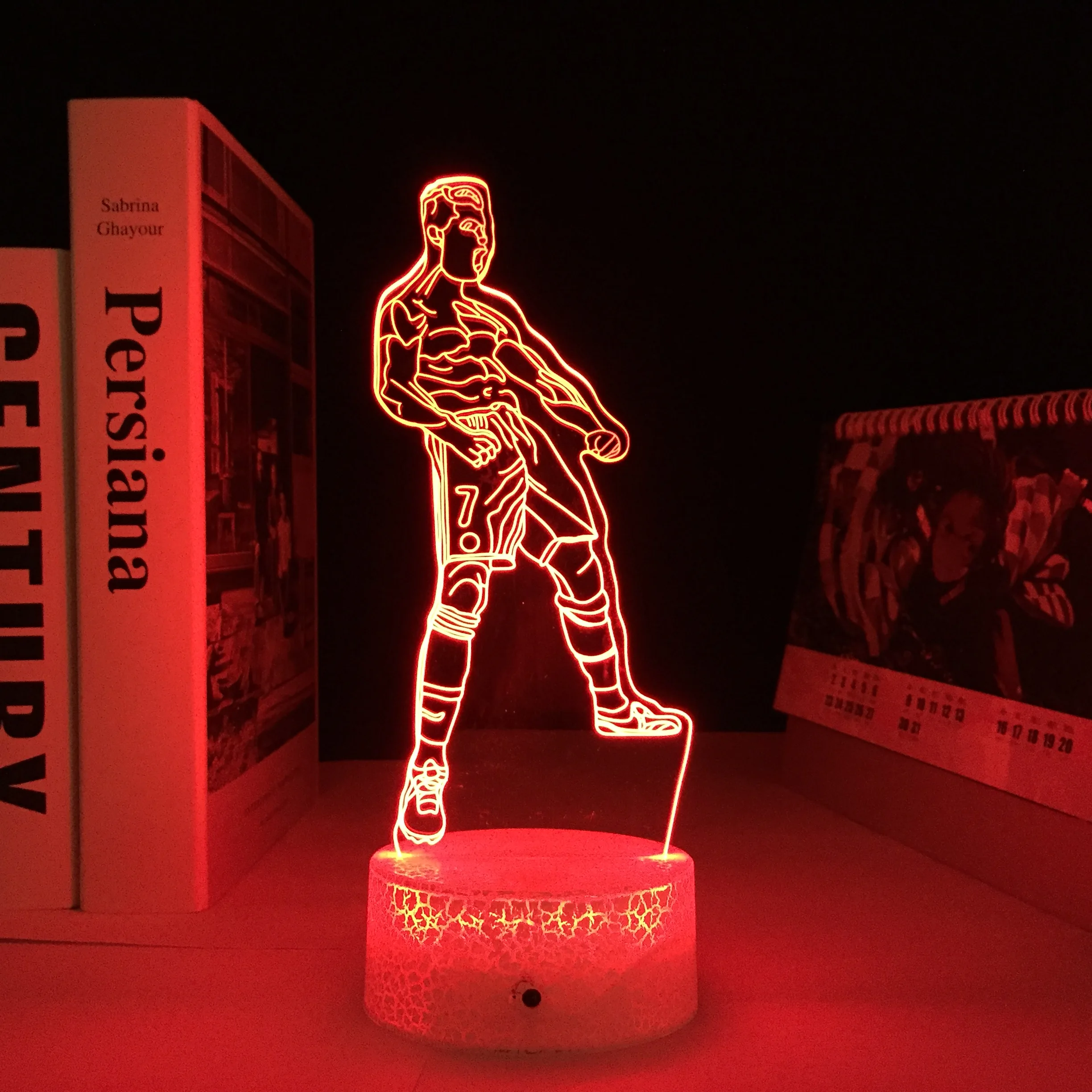 Soccer  3d Model Night Lights For Kids Bedroom Decoration Creative Gift Novelty Lighting 3D Illusion LED Lamp Dropshiping