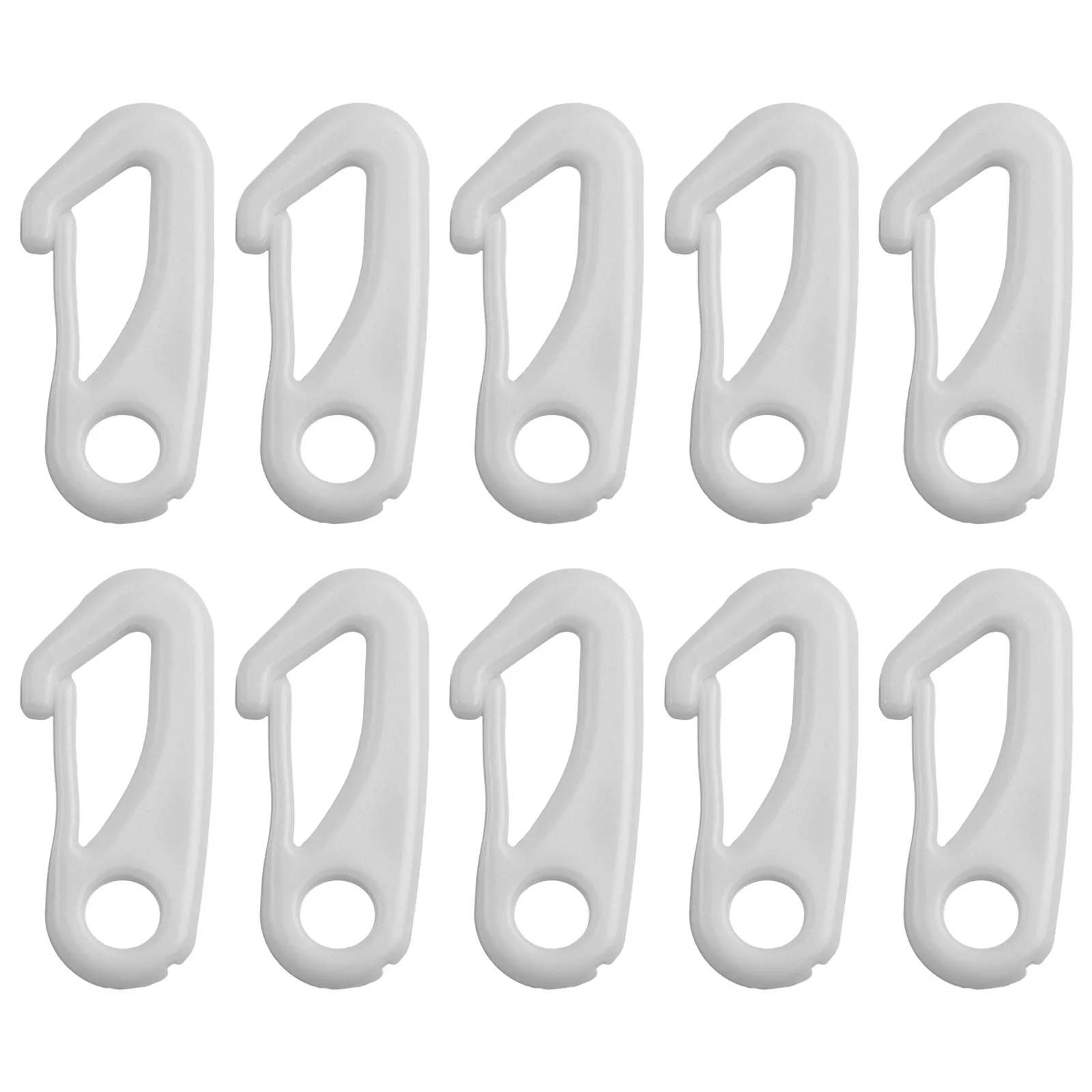 Flag Poles Garden Décor Clips Hook Clips Garden Outdoor Living Nylon Injection Molding White Flagpole Accessories