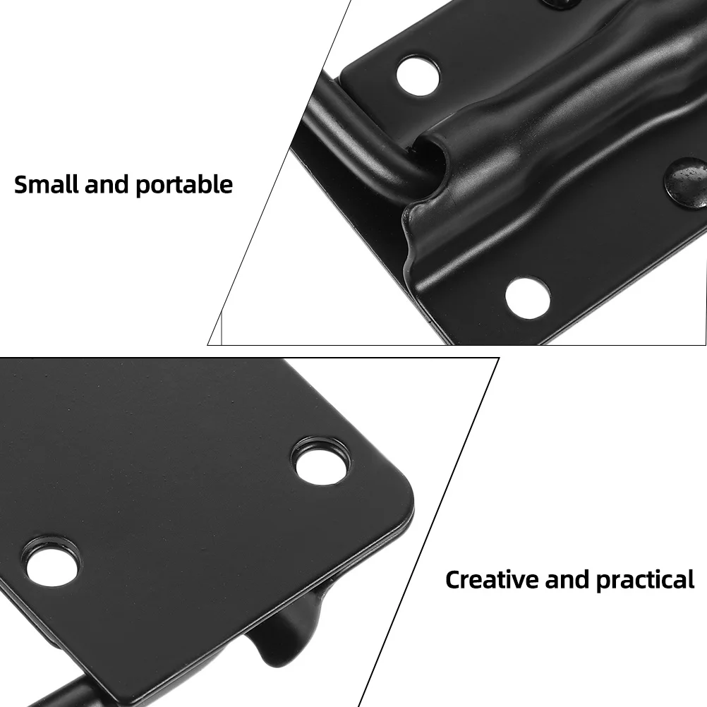 

3pcs Spring Loaded Drop Handle Metal Chest Pull Case Hardware Replacement For Toolbox Storage Box Container Cabinet Mount